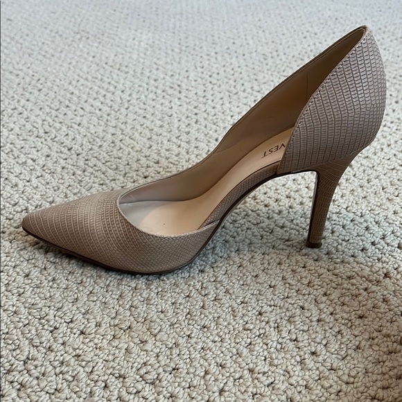 Nine West Tan Stiletto 3” Snakeskin Heels Classic Pumps - Picture 3 of 7